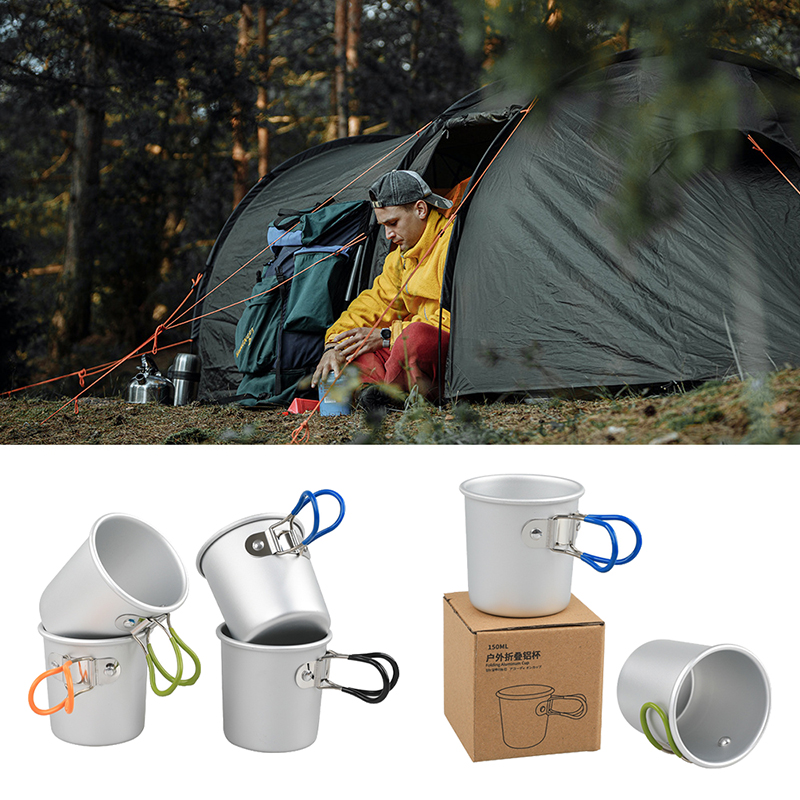 Camping Cooking And Drinking - Camping Cookware Mess Kit Ultralight Camping