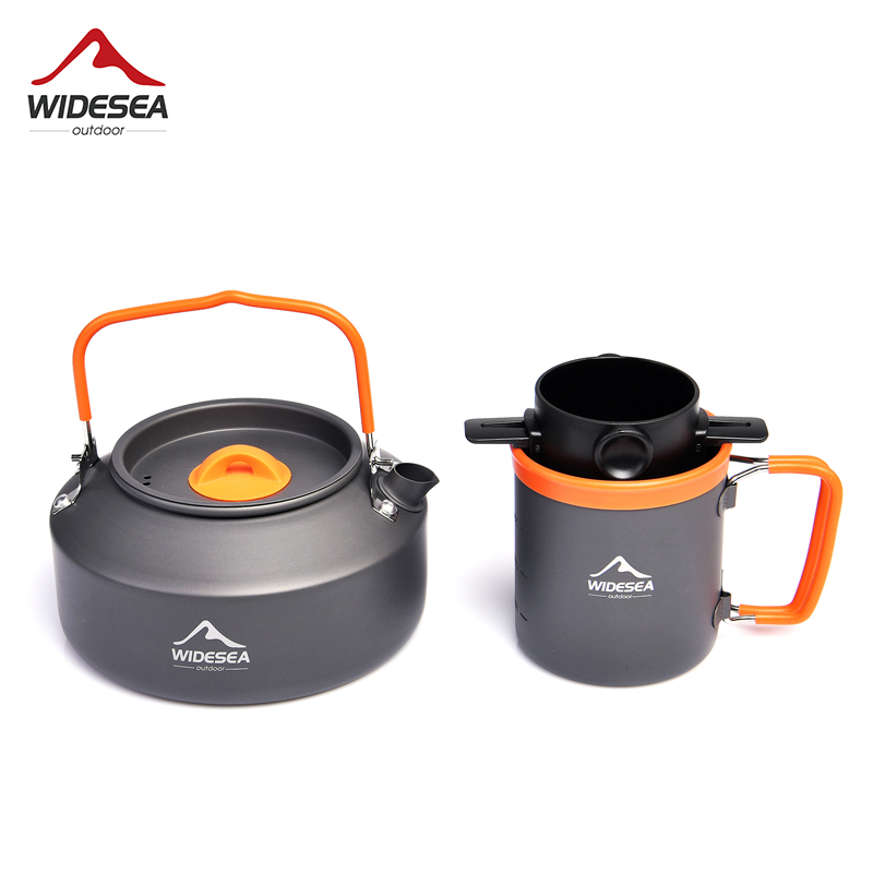 Camping Cooking Cup - Widesea Camping Coffee Cookware Set Outdoor