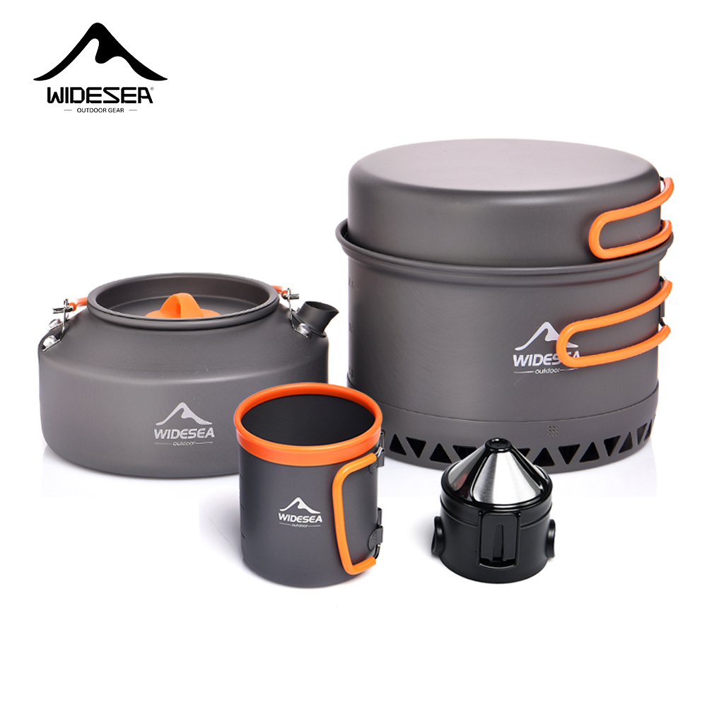 Camping Cooking Full Set - Camping Tableware Outdoor Cookware Set Pots