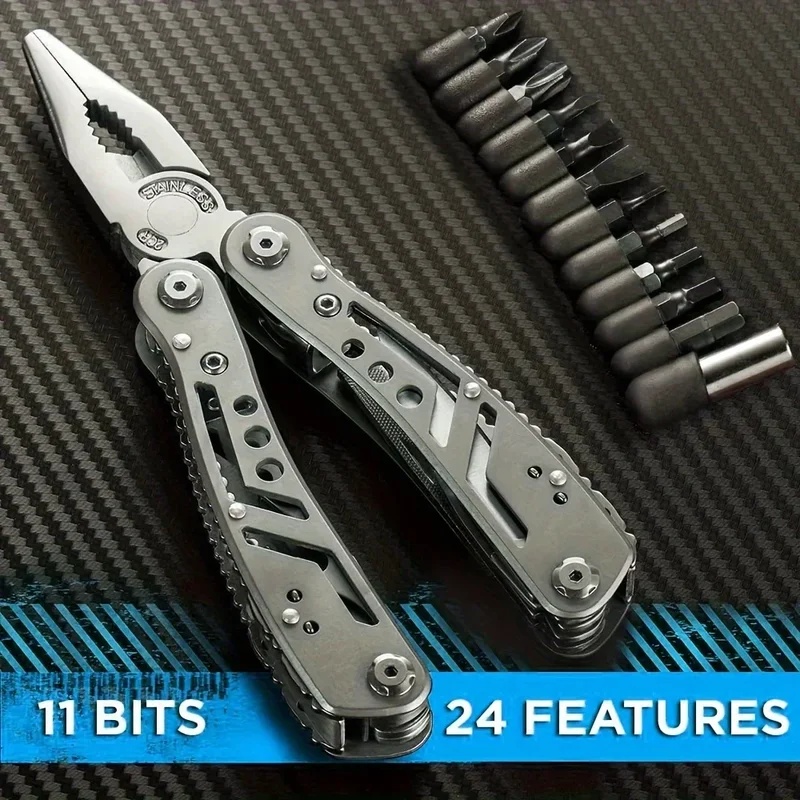 Camping Cooking Knife - 24in1 Multitool All In One Multi