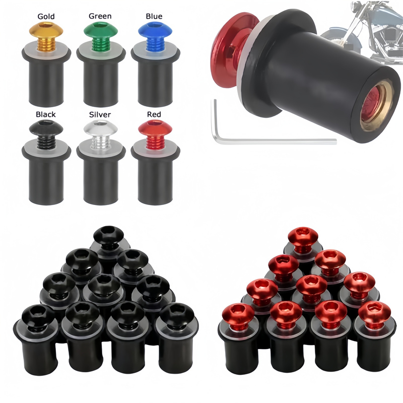 Aluminum Foil Heavy Duty - 10pcs Motorcycle M5 16mm Metric Rubber