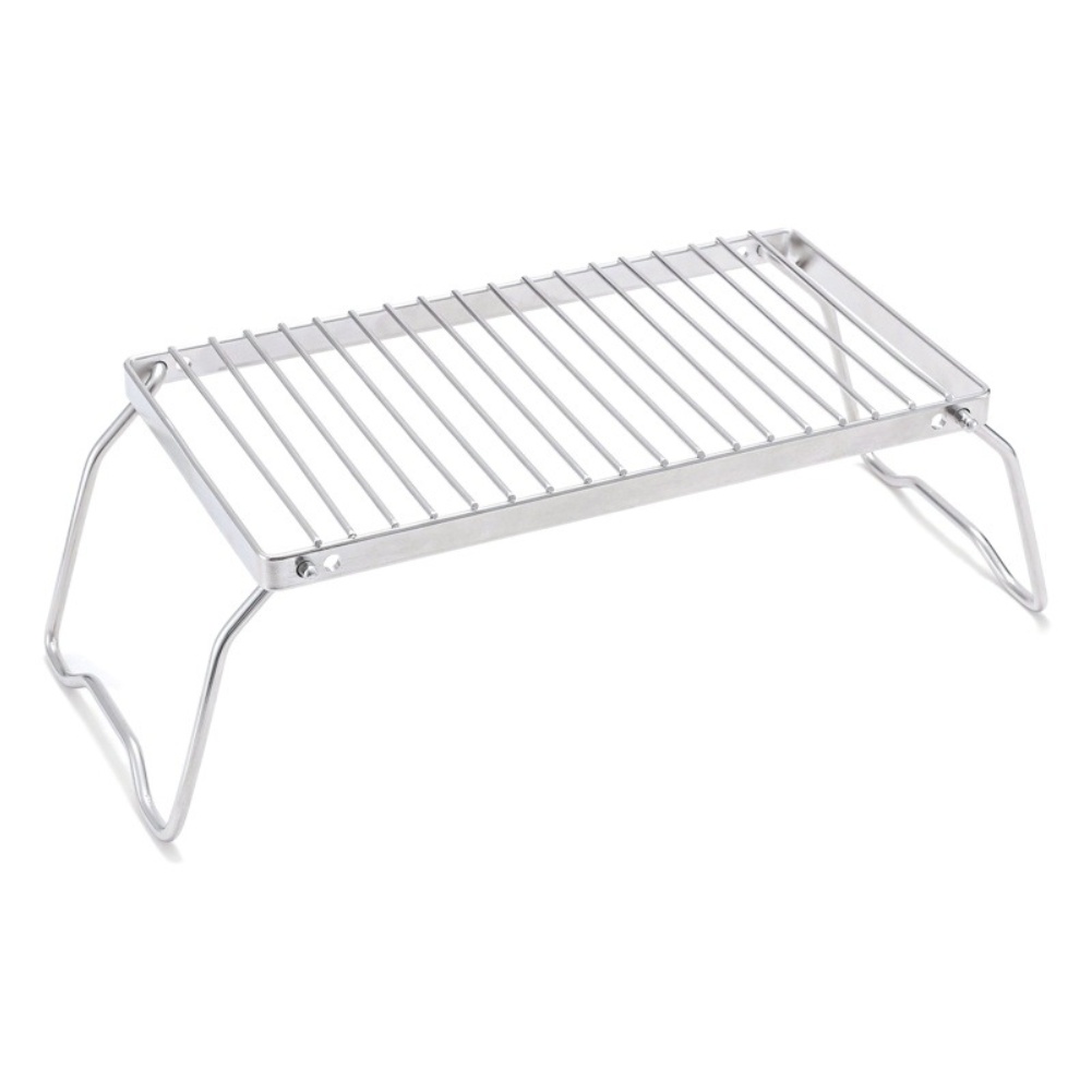 Camping Cooking Mesh - Adjustable Height Stainless Steel Camping Grill