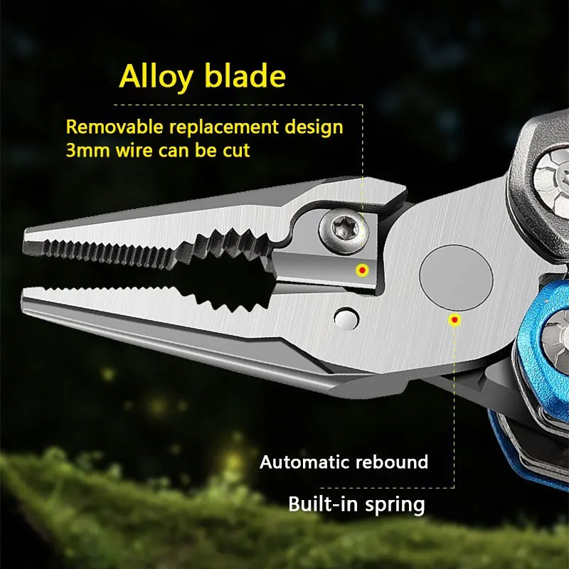 Outdoor Portable Folding Plier - Camping Cooking Knife recension och pris