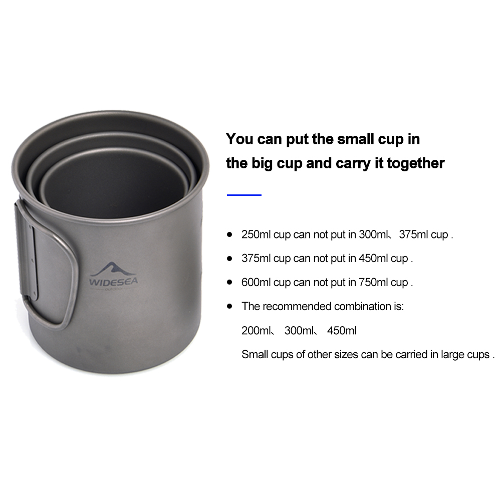 Widesea Camping Mug Titanium C - Camping Cooking Bundle recension och pris