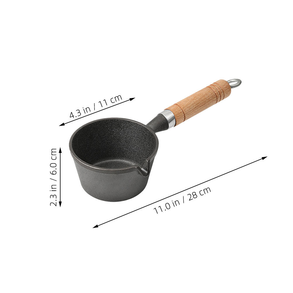 Mini Cast Iron Saucepan Style  - Camping Cooking Flat Top recension och pris