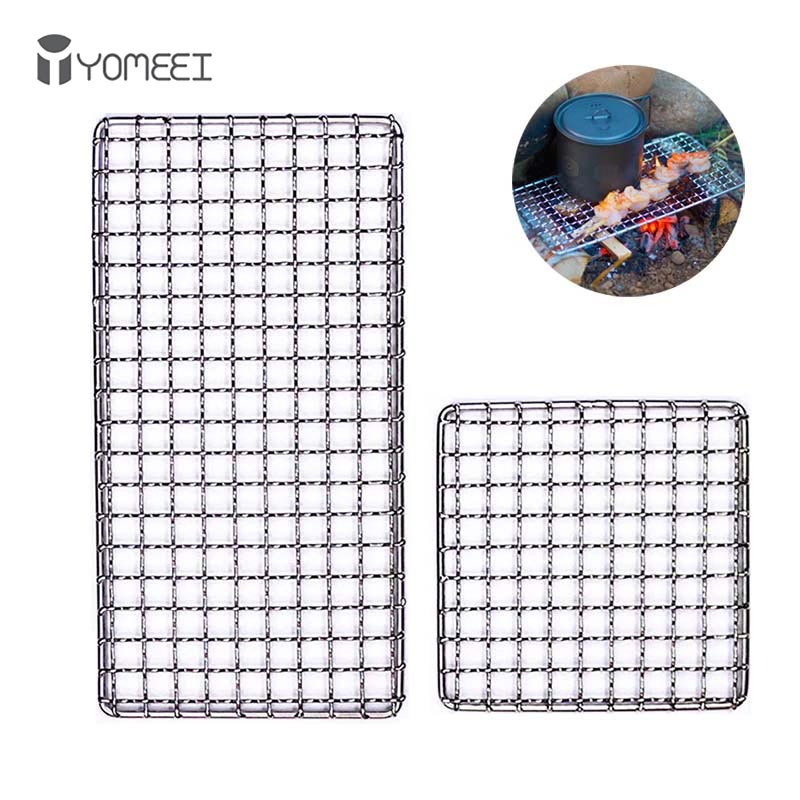 YOMEEI 2Pcs Stainless Steel BB - Camping Cooking Mesh recension och pris