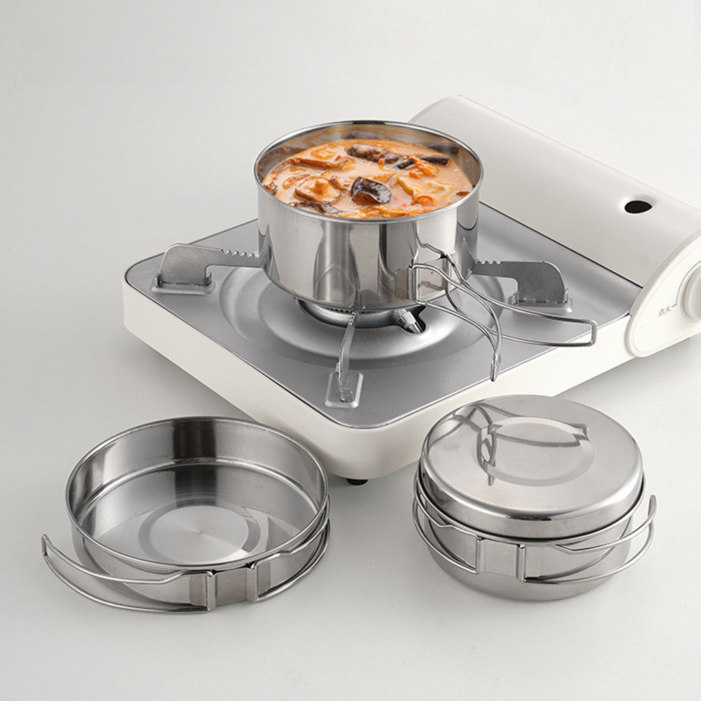 1Set Stainless Steel Camping C - Camping Cooking Cup recension och pris