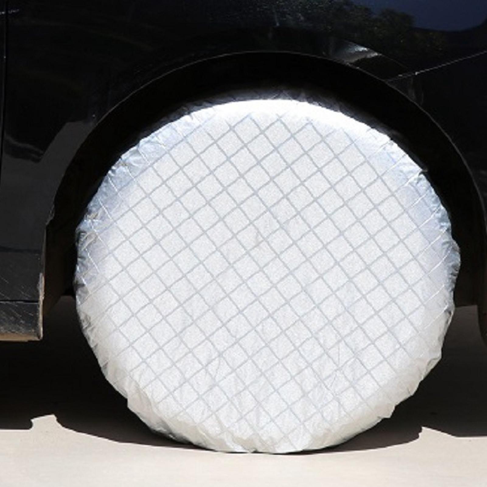 RV Tire Covers 4 Pieces Waterp - Aluminum Foil Heavy Duty recension och pris