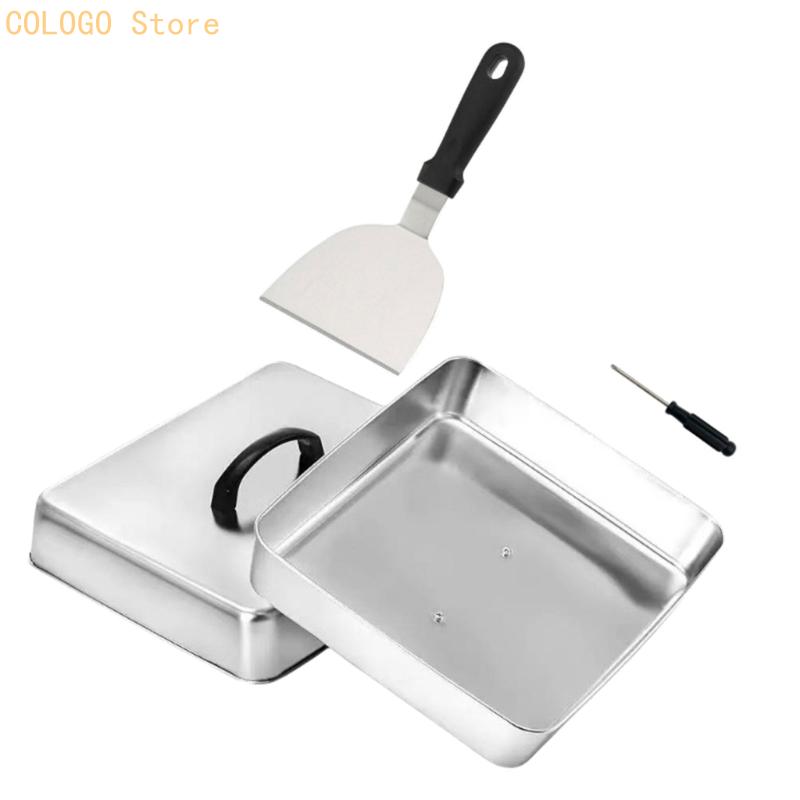 Square Cover with Top Handle f - Camping Cooking Flat Top recension och pris