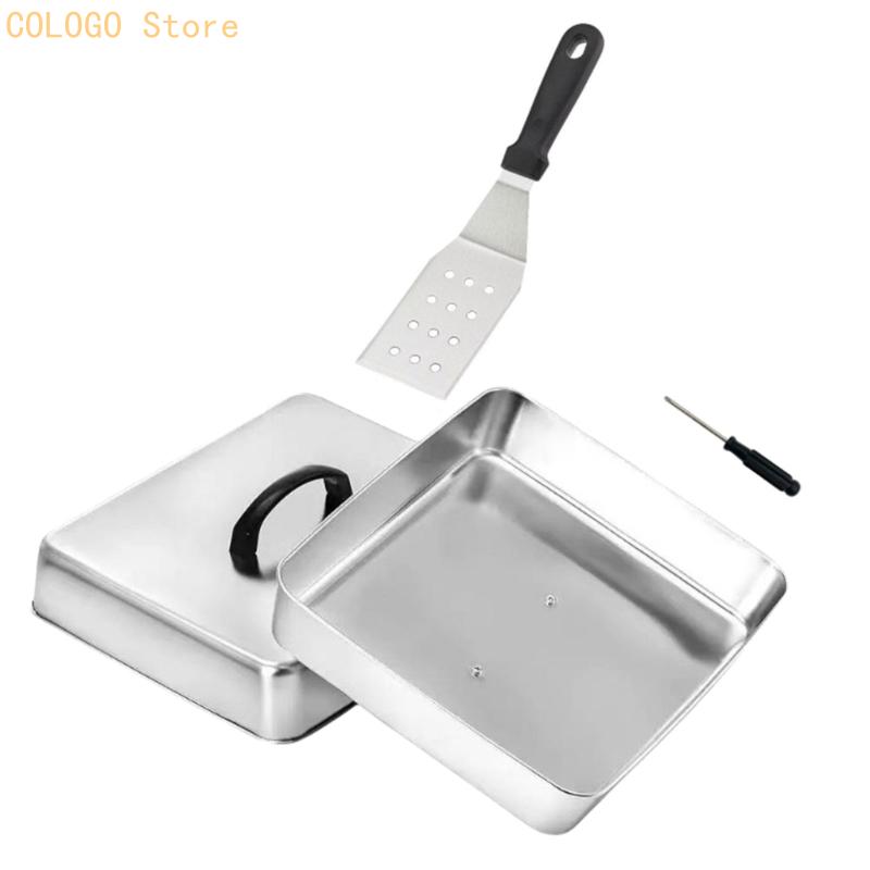 Square Cover with Top Handle f - Camping Cooking Flat Top recension och pris
