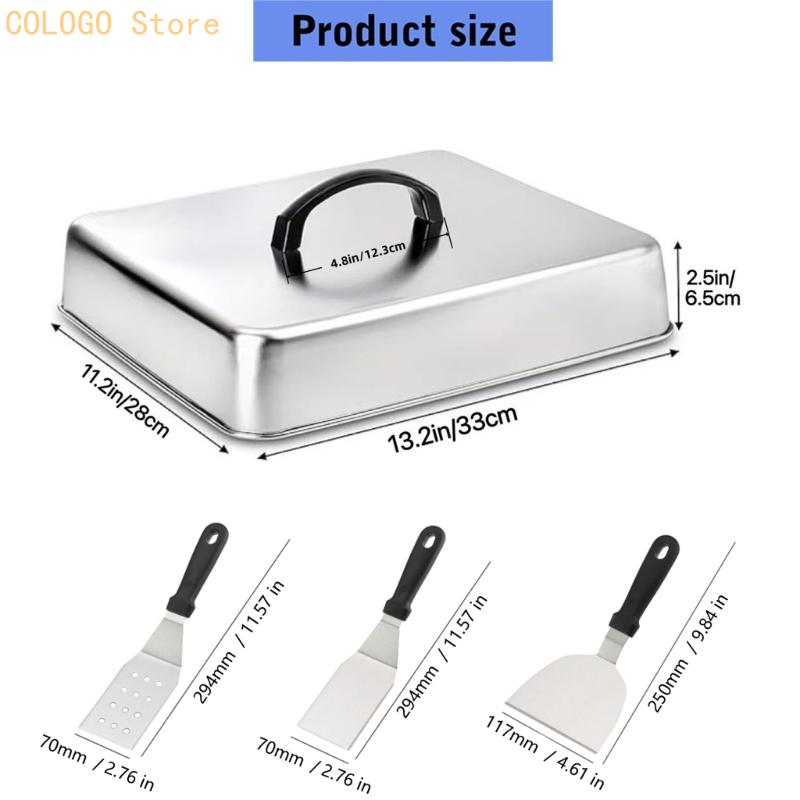 Square Cover with Top Handle f - Camping Cooking Flat Top recension och pris