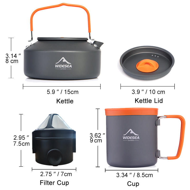 Widesea Camping Coffee Cookwar - Camping Cooking Cup recension och pris