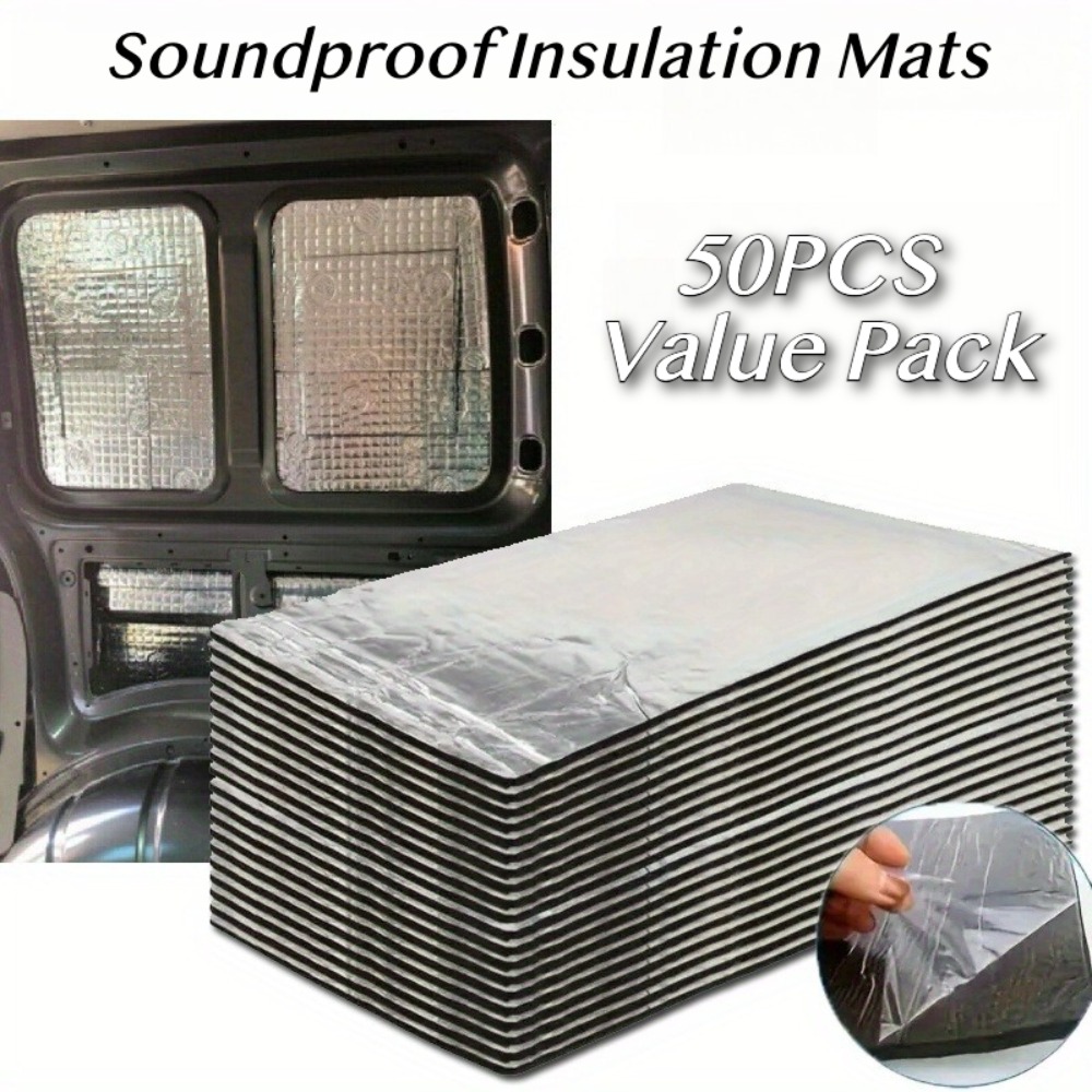 50PCS Value Pack Car Soundproo - Aluminum Foil Heavy Duty recension och pris