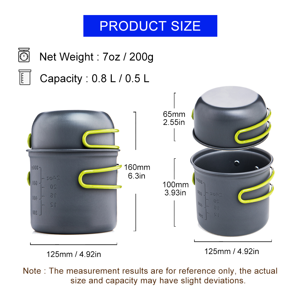 Widesea Camping Cooking Utensi - Camping Cooking Set Jetboil recension och pris