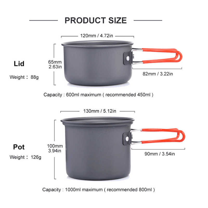 Widesea Camping Cooking Utensi - Camping Cooking Set Jetboil recension och pris