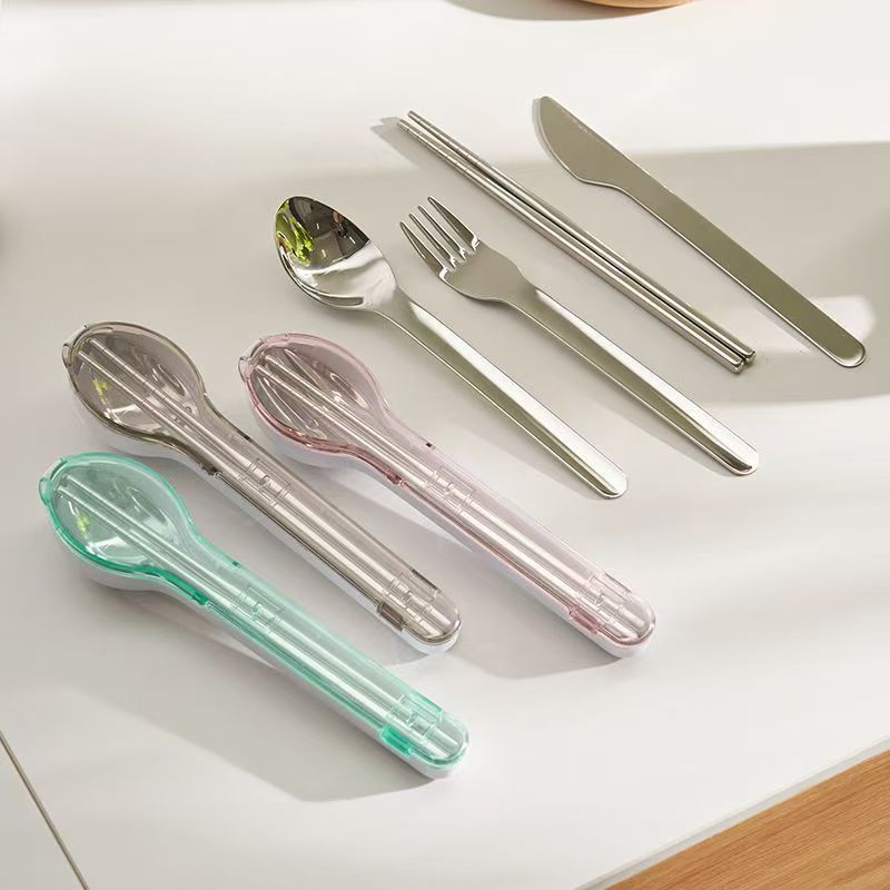 Portable Cutlery Set with Stor - Camping Cooking Knife recension och pris