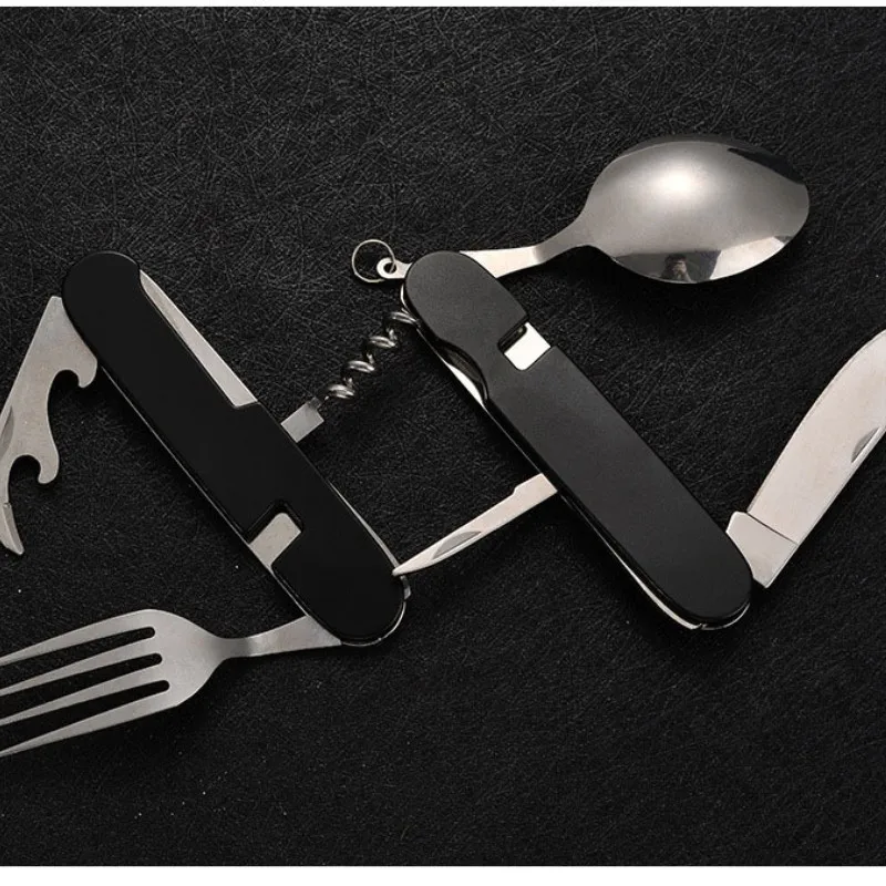 4 in 1 Folding Tableware Detac - Camping Cooking Knife recension och pris
