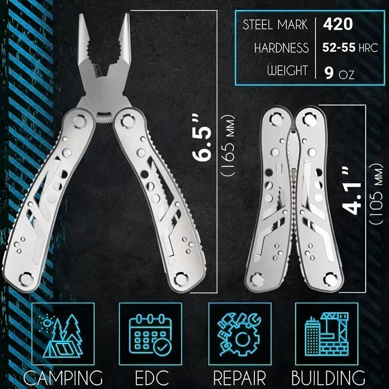 24in1 Multitool All In One Mul - Camping Cooking Knife recension och pris