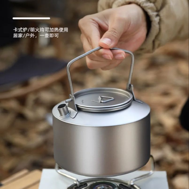 Camping Titanium Water Kettle  - Camping Cooking Cup recension och pris