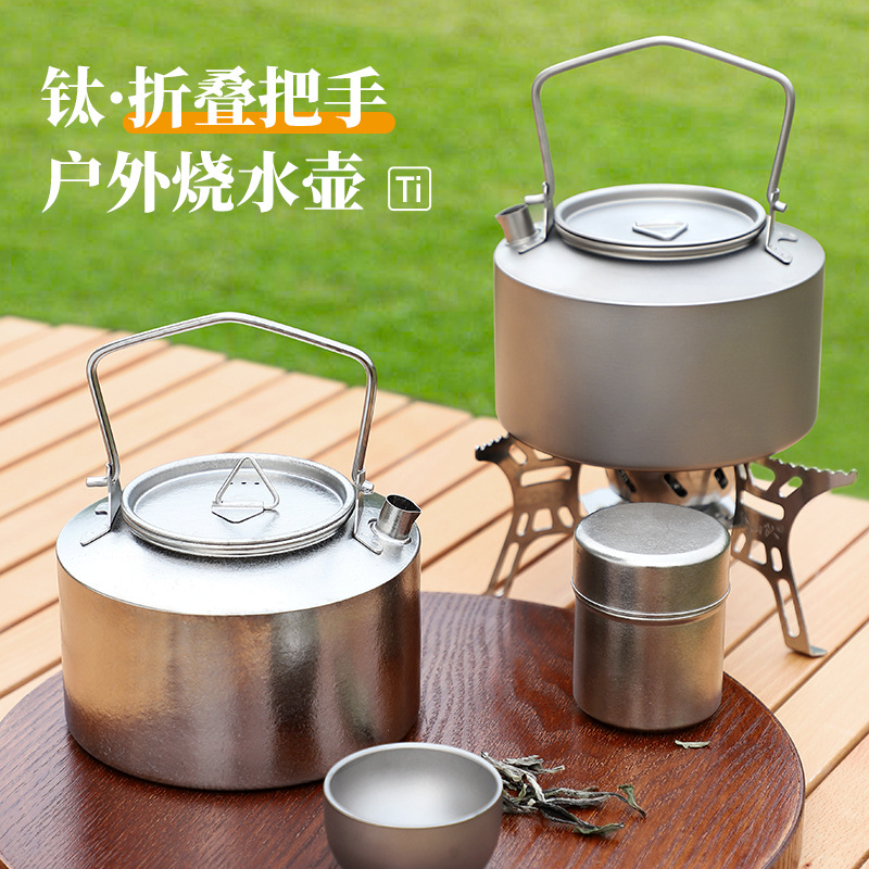 Camping Titanium Water Kettle  - Camping Cooking Cup recension och pris