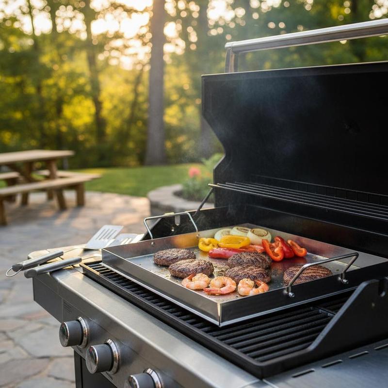 Universal Flat Top Griddle 18x - Camping Outdoor Cooking Equipment recension och pris