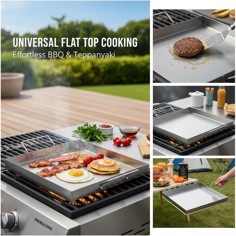 Universal Flat Top Griddle 18x - Camping Outdoor Cooking Equipment recension och pris