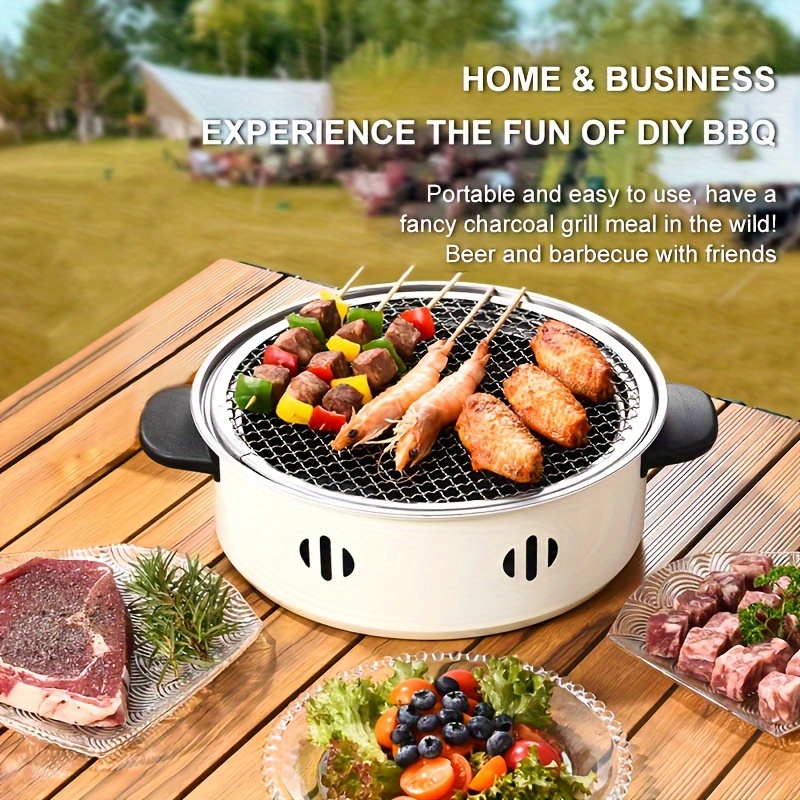 1pcs Portable Barbecue Stove V - Camping Cooking Mesh recension och pris