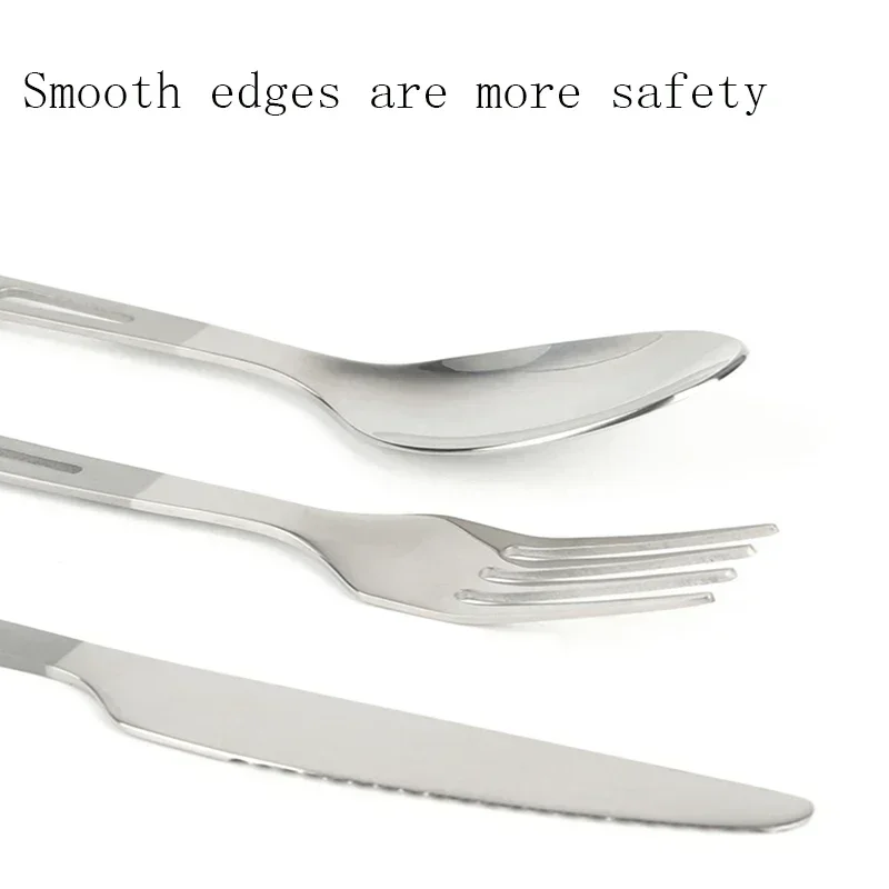 HWZBBEN Titanium Fork Spoon Kn - Camping Cooking Full Set recension och pris