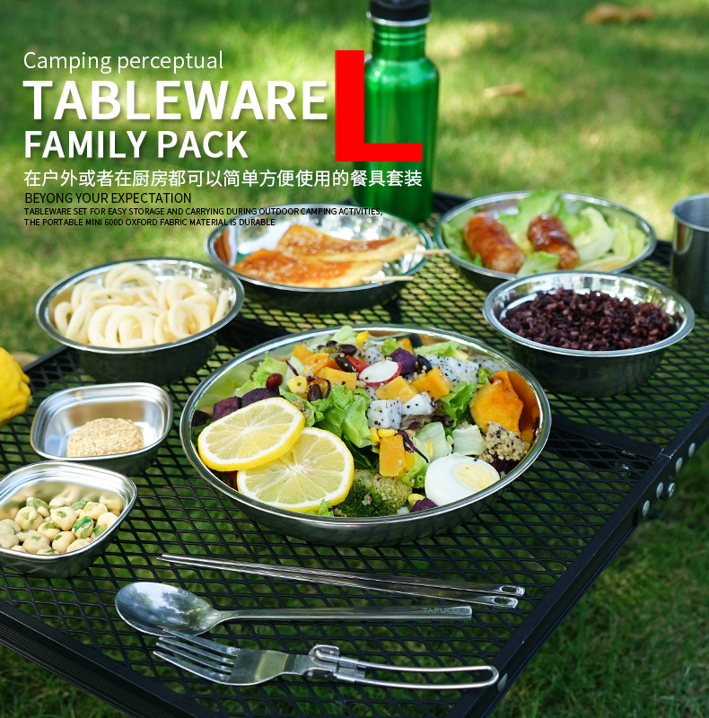 New Camp Cooking Portable Dini - Camping Cooking Dining Set recension och pris