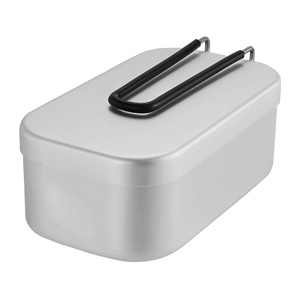 800ML Aluminum Lunch Boxes Out - Camping Outdoor Cooking Equipment recension och pris