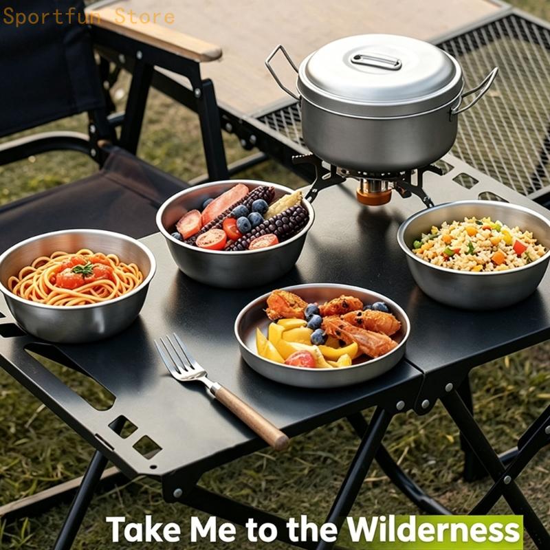 Trail Meal Cookware with Metal - Camping Cooking Dining Set recension och pris