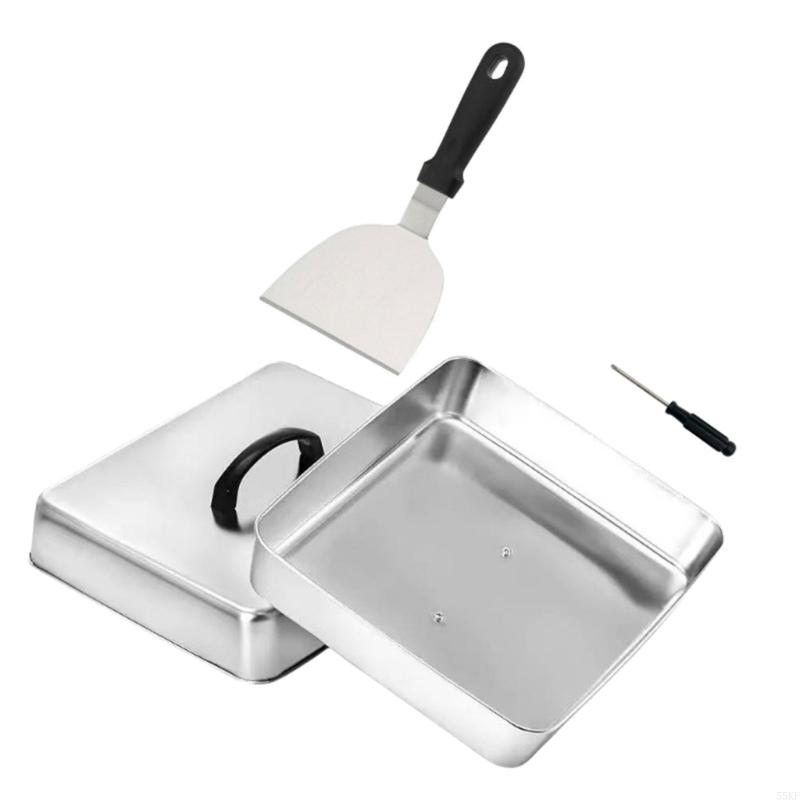 Metal Basting Cover with Top H - Camping Cooking Flat Top recension och pris
