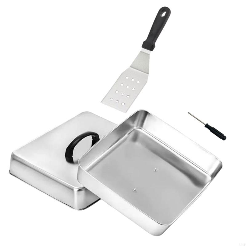 Metal Basting Cover with Top H - Camping Cooking Flat Top recension och pris