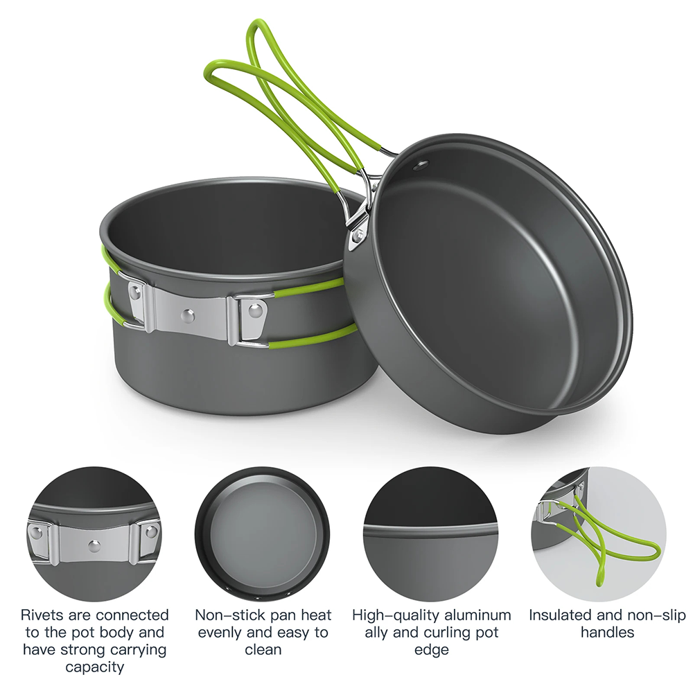 Outdoor Cooking Pot Camping Ut - Camping Cooking Set Jetboil recension och pris