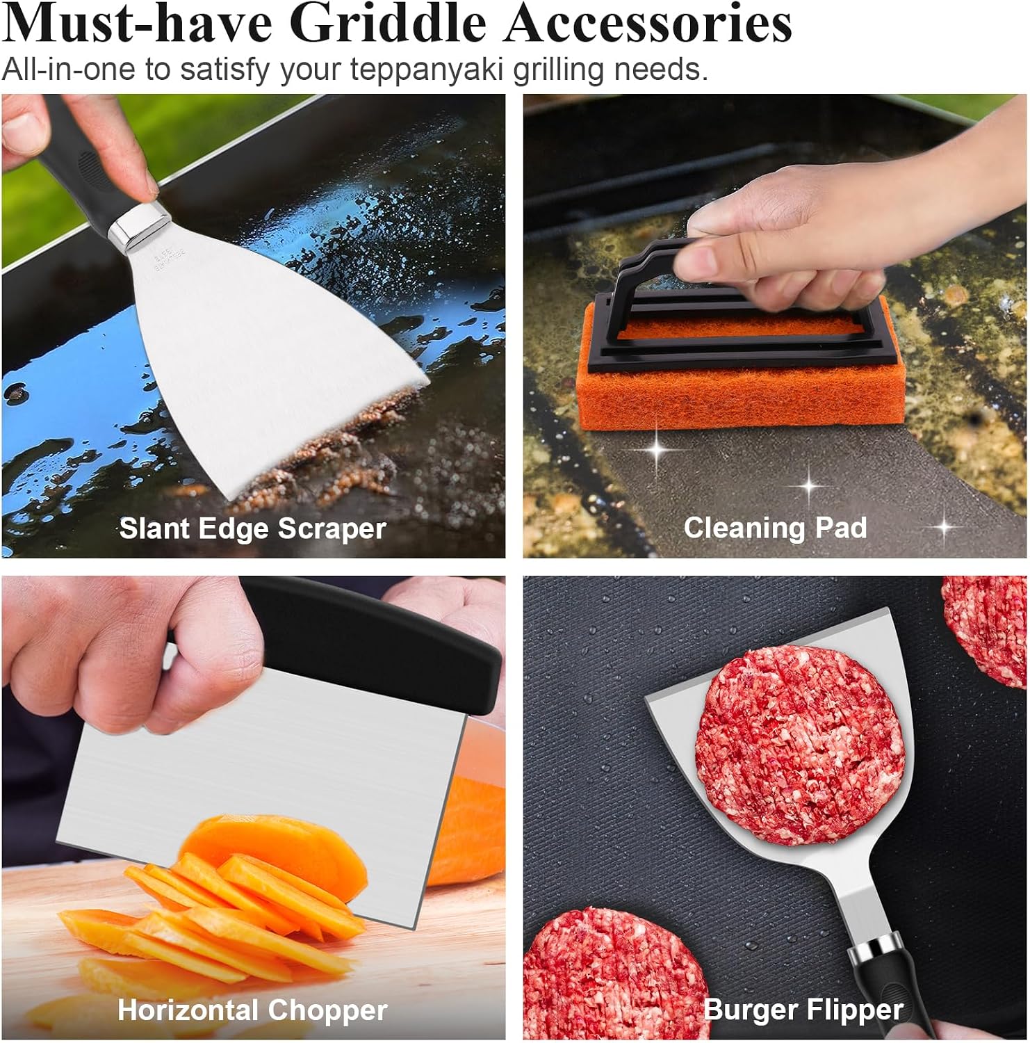 27Pcs Flat Top Griddle Accesso - Camping Cooking Flat Top recension och pris