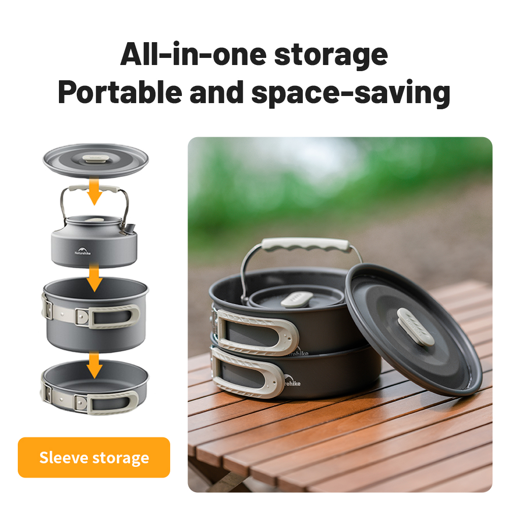 Naturehike Camping Cookware Ki - Camping Cooking Set Jetboil recension och pris