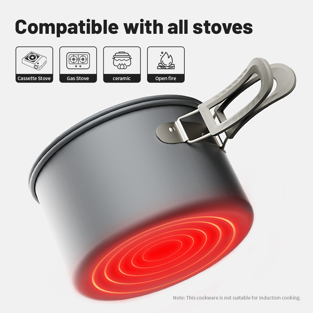 Naturehike Camping Cookware Ki - Camping Cooking Set Jetboil recension och pris