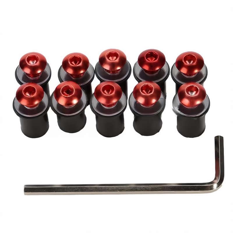 10pcs Motorcycle M5 16mm Metri - Aluminum Foil Heavy Duty recension och pris
