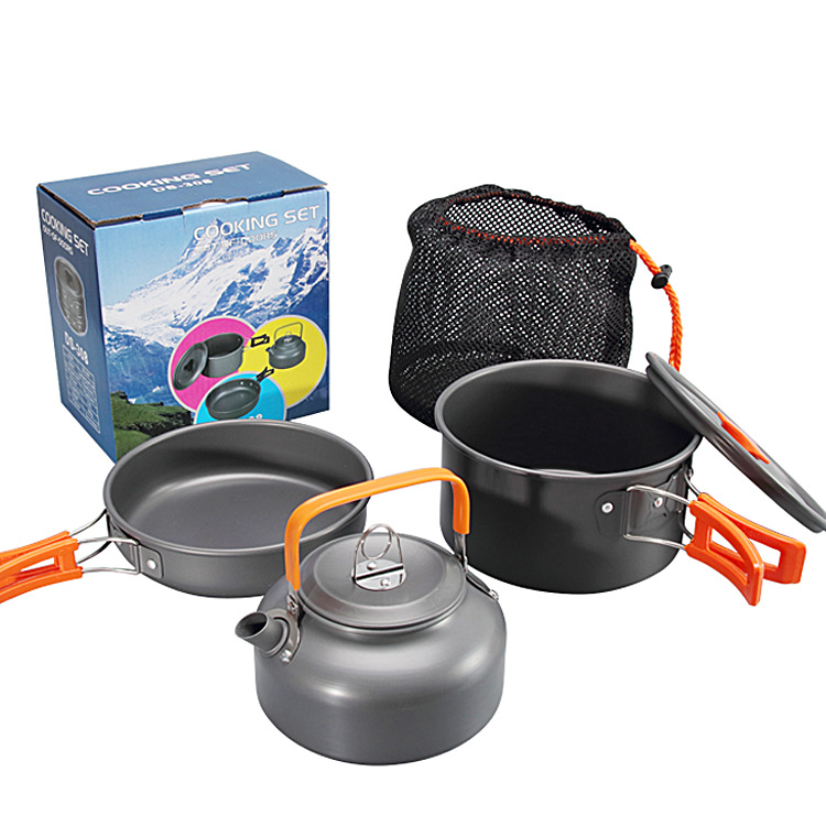 Outdoor camping cookware set a - Camping Cooking Set Non Stick recension och pris