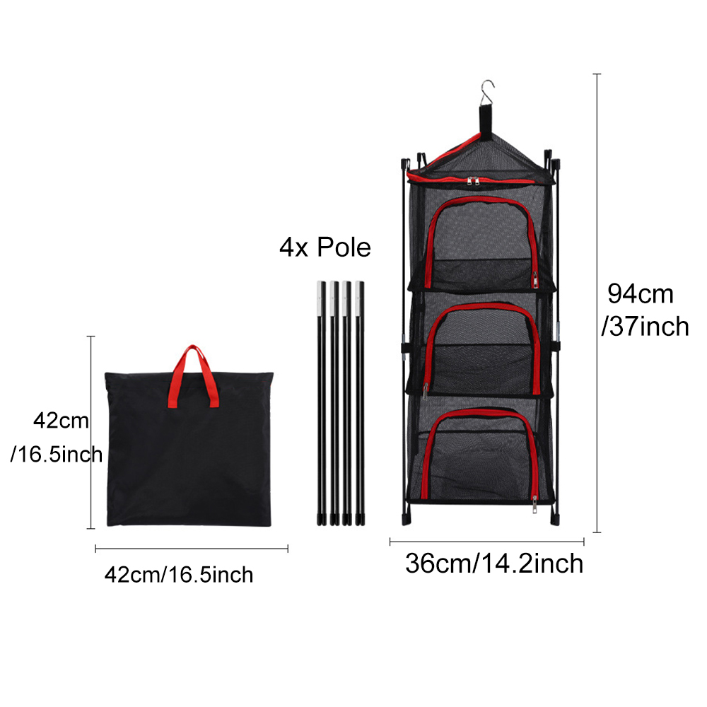 Camping Storage Drying Net 3 L - Camping Outdoor Cooking Equipment recension och pris