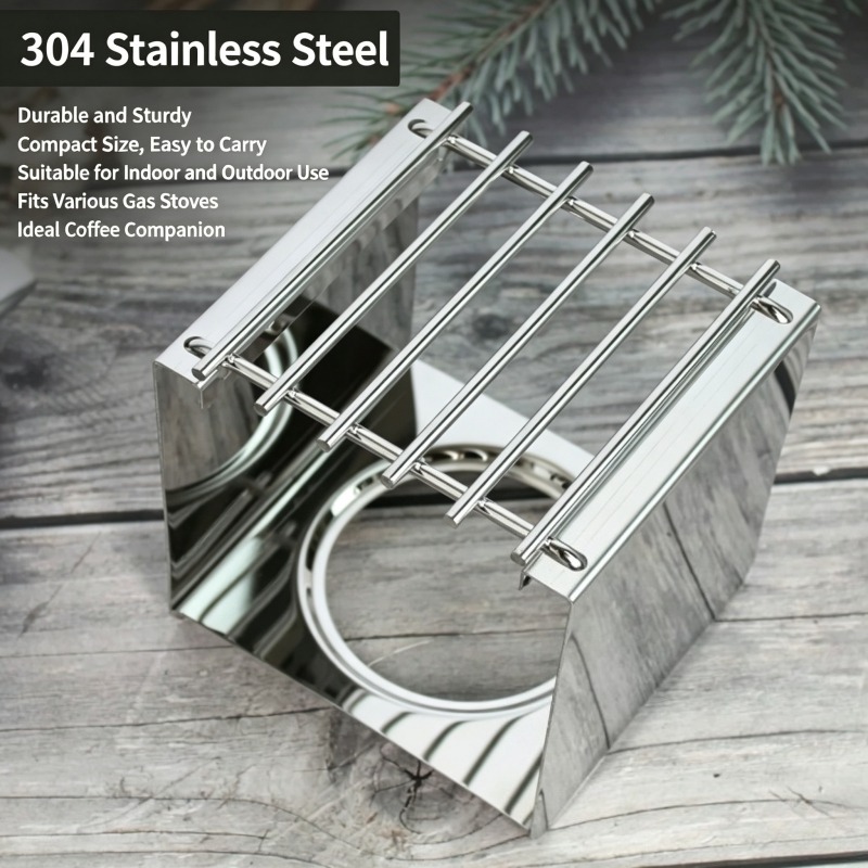 Stainless Steel Square Coffee  - Camping Outdoor Cooking Equipment recension och pris