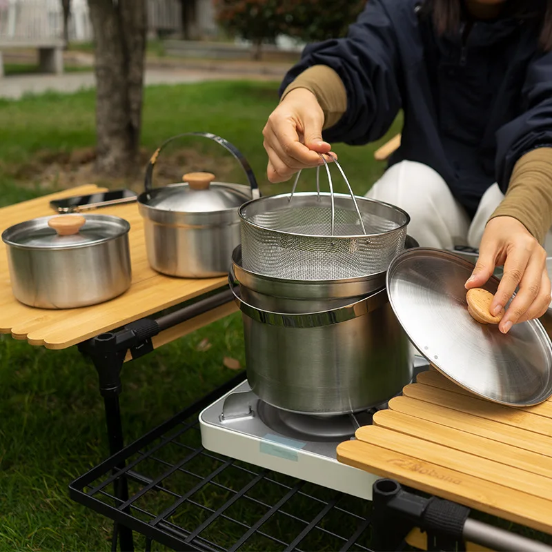 2026 New Outdoor Stainless Ste - Camping Cooking Mesh recension och pris