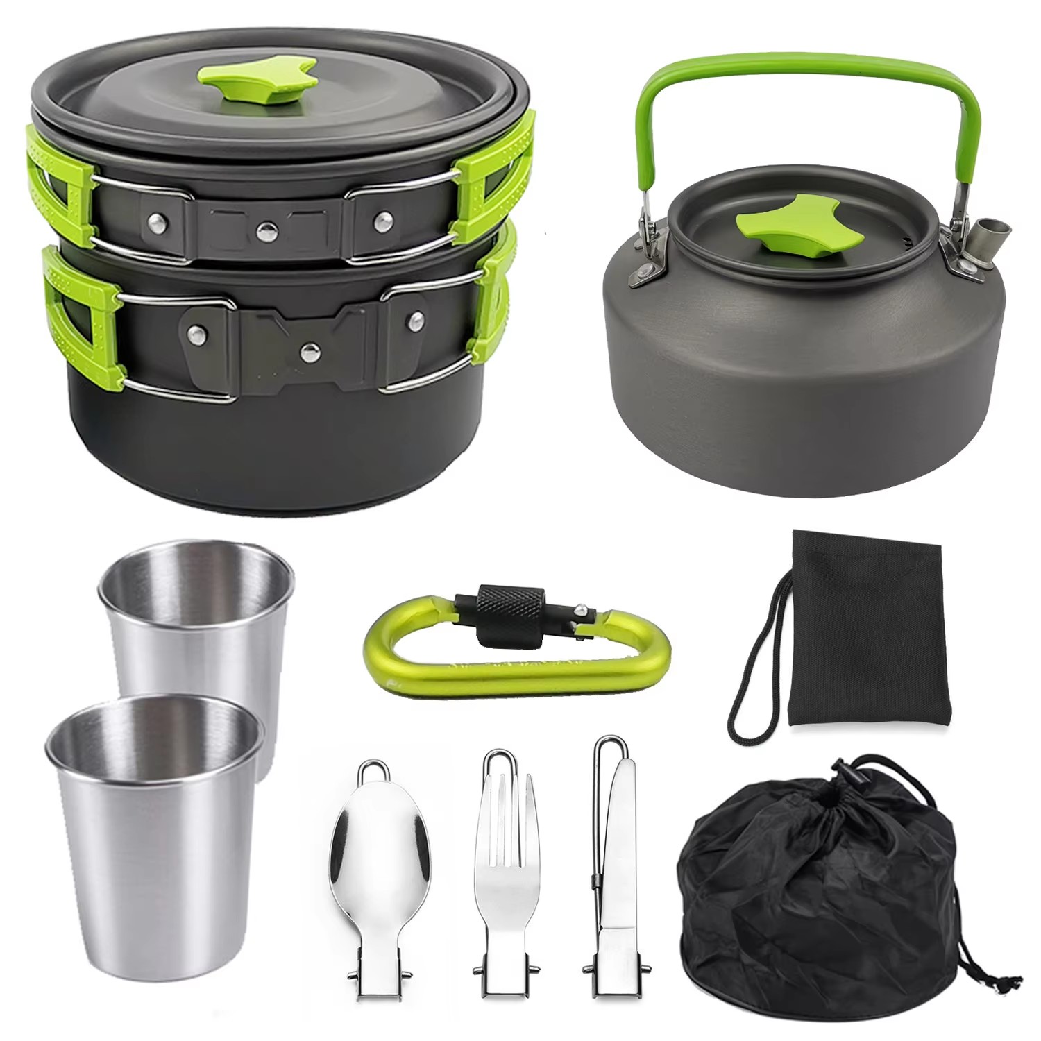 Camping Cooking Set Camping Co - Camping Cooking Set Non Stick recension och pris