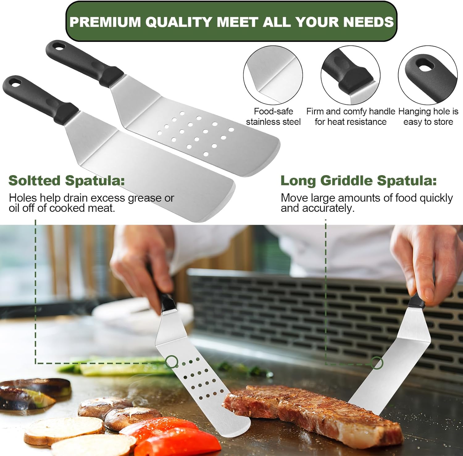 33Pcs Flat Top Griddle Accesso - Camping Cooking Flat Top recension och pris