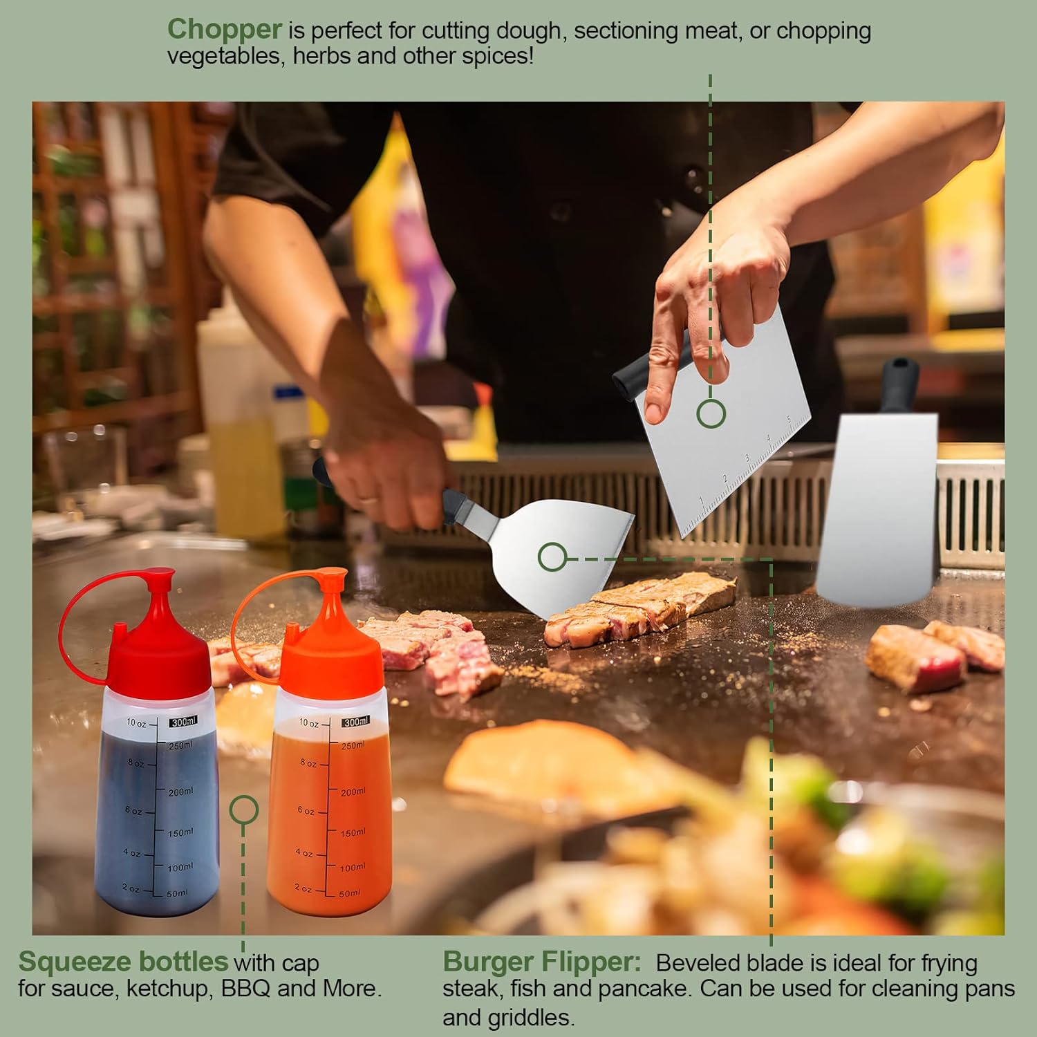 33Pcs Flat Top Griddle Accesso - Camping Cooking Flat Top recension och pris