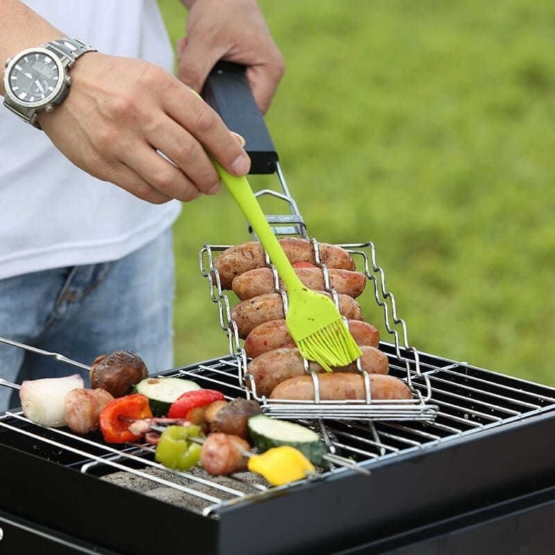 Portable Camping BBQ Grill Com - Camping Outdoor Cooking Equipment recension och pris