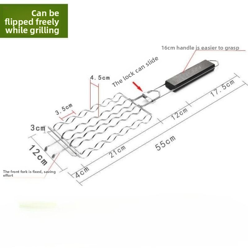 Portable Camping BBQ Grill Com - Camping Outdoor Cooking Equipment recension och pris