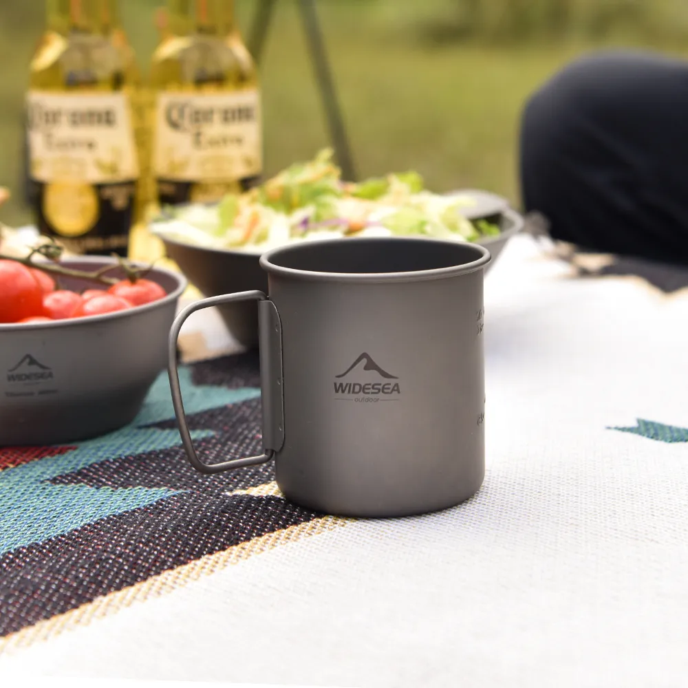 Widesea Camping Mug Titanium C - Camping Cooking Set Jetboil recension och pris