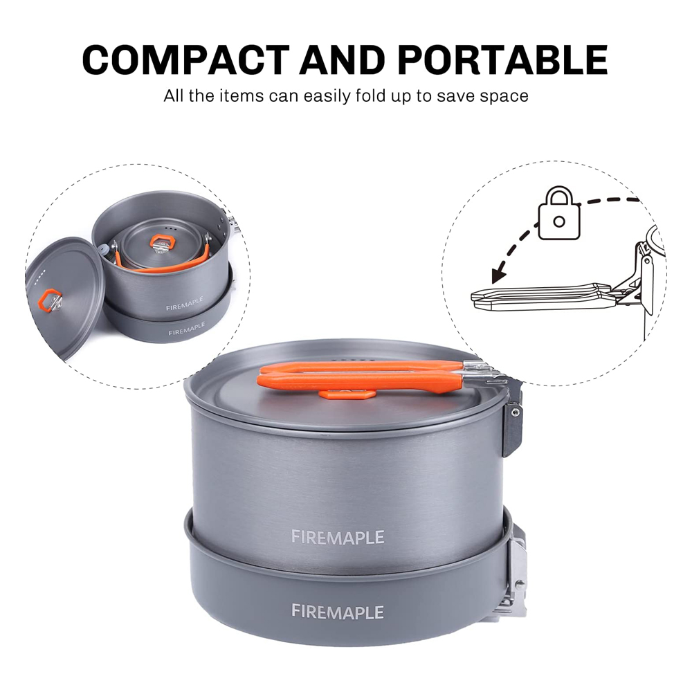 Fire Maple Camping Cookware Ut - Camping Cooking Full Set recension och pris