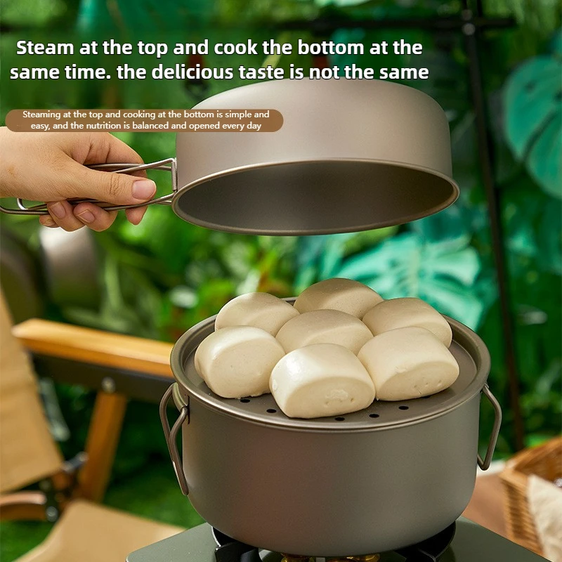 Titanium Outdoor Pot Set Picni - Camping Cooking Mesh recension och pris